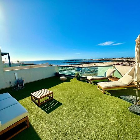 Apartamento Villa Bruno Con Vistas Al Mar, Primera Linea De Playa El Cotillo  Bagian luar foto